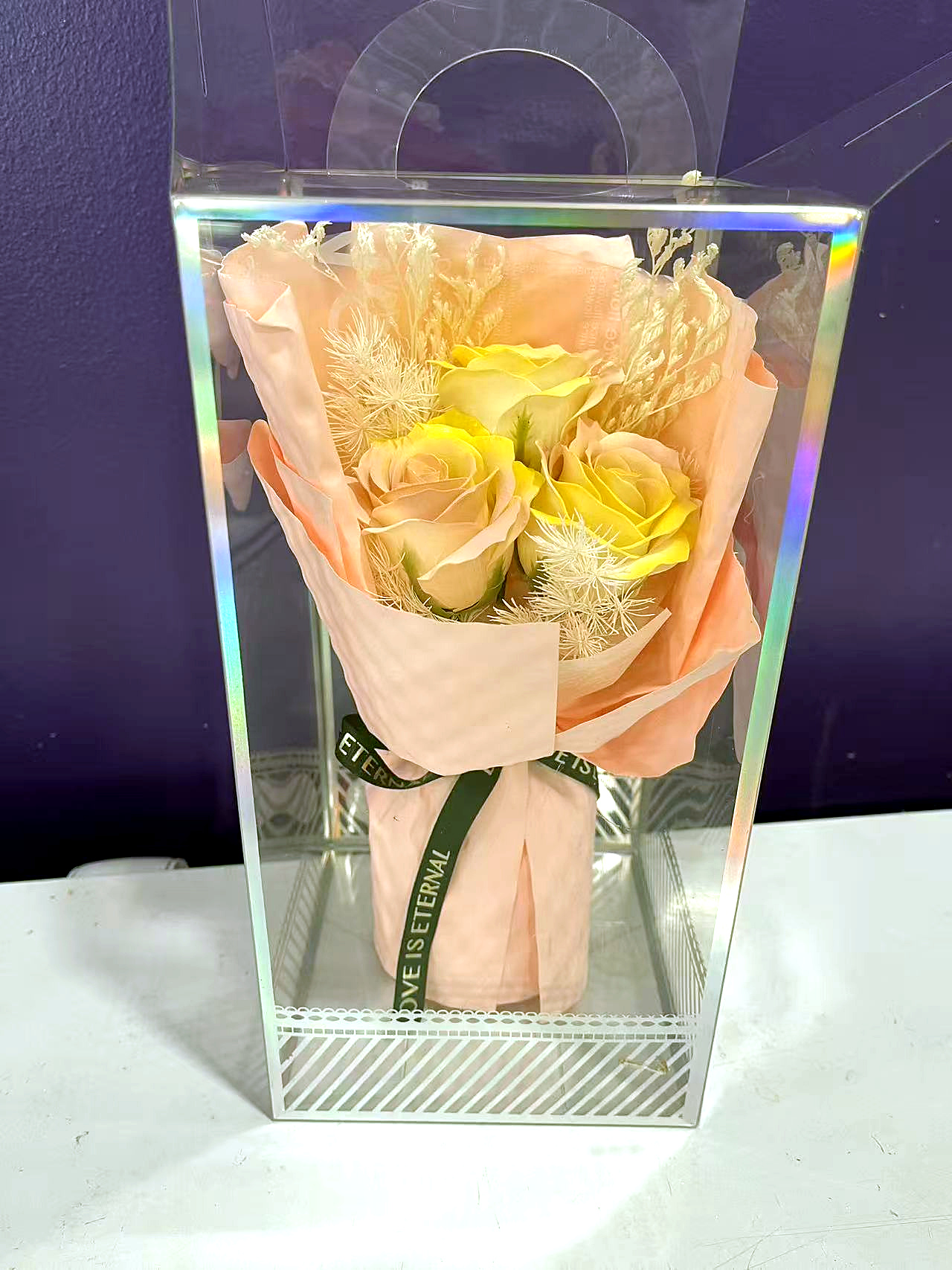 Three Soap Roses - Blush Pink / 三朵香皂玫瑰 - 腮红粉